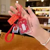 Bolsita de bendición para examen, amuleto divertido cultural y creativo, adorno colgante para coche, llavero con cordón, bolsita bordada con deseo para examen