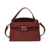 Bolso de Mano Pequeño Cuadrado Minimalista Versátil para Mujer, Nuevo Estilo Invierno 2025, Bolso Cruzado de Hombro Único Tendencia Versión Coreana para Mujer