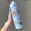 Taza de Popote Labubu Linda Popular de Moda para Niños Estudiante de Alto Valor con Asa Botella de Agua Labubu