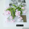 Flor Artificial de Seda Nome-da-Minha-Mãe de Haste Única Mais Vendida Transfronteiriça para Decoração de Casa e Hotel, Adereços para Fotografia de Casamento, Flor Falsa de Flor de Cerejeira