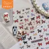 Adesivos Tomoni para Nail Art em Relevo DIY Populares Doces e Descolados Adesivos de Unha Material de Adesivo de Tecido Pônei Moderno Simples