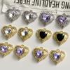 Coreano moda simples amor tridimensional com pendurado acessórios de liga brincos diy acessórios para o cabelo pulseira pingente material atacado