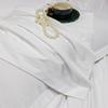 Ropa de Cama de Hotel 60S Funda de Almohada de Satén Blanco Puro Almohada de Hotel Funda de Almohada de Cuero Fabricante de Ropa de Cama de Hotel Pieza Única