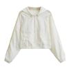 Explosões transfronteiriças do AliExpress ZR feminino comércio exterior feminino atacado outono novo feminino casual nylon casaco curto