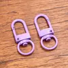 Piezas de accesorio DIY multicolor de 13*32 mm, colgantes para bolsas, llaveros de dopamina coloridos, cierres giratorios para puertas