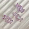 Acrílico Transparente UV Grande Formato de Doce Furo Reto Contas Soltas DIY Miçangas Corrente de Celular Chaveiro de Carro Material Acessórios