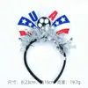 Diademas de Fan para el Mundial 2026 para Estados Unidos, Canadá y México, Diademas Decorativas con Temática de Fútbol y Banderas Nacionales