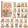 Calendario de Adviento de Navidad 2026 Mamá de Perro Chihuahua Calendario de Adviento 2026