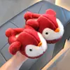 Zapatos de algodón para niños de otoño e invierno, unisex, cálidos y forrados de felpa, con una suela cómoda y acolchada, adecuados para que los usen padres e hijos en casa, pantuflas de algodón para bebé