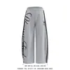 Estilo High Street Americano Estampado de Letras Holgado Conjunto de Jazz para Mujer, Esencial de Baile Hip-Hop para Chicas Calientes de Verano Pantalones de Pierna Ancha