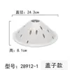 Vajilla de Melamina para Hot Pot, Uso Comercial, Plato de Pecho de Res y Tripa de Chongqing Sichuan, Plato Creativo de Hielo Seco para Hot Pot Ahumado