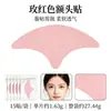 Tira de tecido elástico para testa para levantamento facial físico, bandagem de levantamento respirável anti-flacidez, adesivo facial