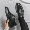 Moda Coreana Tendencia Primavera 2024 Adolescentes Casual al Aire Libre Zapatos de Cuero de Negocios Transfronterizos Talla Grande 46 Zapatos de Cuero para Hombres