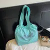 2025 Nuevo Estilo Coreano Estilo Ins Bolso de Hombro de Aspecto Caro Estudiante Fiesta Gran Capacidad Ligero Casual Bolso Tote para Viajar