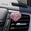 Diamante Aire Acondicionado para Coche Salida de Aire Fragancia Mini Amor Clip Perfume para Coche Decoración para Coche Aromaterapia Fragancia Crema