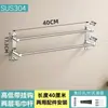 Estante para Toallas de Acero Inoxidable sin Taladro Estante para Toallas de Baño Estante Colgante de Baño Soporte para Toallas Estante de Almacenamiento para Inodoro Montado en la Pared