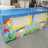 Piscina de Bolinhas Oceano Cercado Infantil Playground Caixa de Areia Transparente Venda Direta Caixa de Areia Sementes de Cássia Forte de Brincar Piscina com Acolchoamento Macio Altura Aumentada