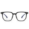 512 nuevo armazón de gafas ópticas liso ultraligero de polígono rojo neto moderno luz anti-azul armazón de gafas lisas