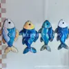 Estilo Oceánico de Verano Transfronterizo Serie de Peces Tropicales Colgante de Madera Decoración Decoración para Sala de Estar Dormitorio en Casa Naturaleza