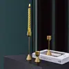 Suporte de Velas Decorativo de Metal e Alumínio de Luxo Nórdico para Uso Doméstico, Suporte de Velas Decorativo Retro Criativo para Casamento