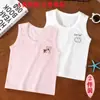 Paquete de 2 Chalecos de Algodón para Niños, Chalecos Unisex de Verano para Proteger la Barriga del Bebé, Set de Dos Piezas de Algodón Puro Transpirable sin Costuras Clase A