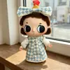 Solo Ropa de Muñeca Adecuada para Muñeca Nyota Little Moments Serie 15cm Ropa de Muñeca de Repuesto Conjunto de Vestido Cuadros Corazón Lindo