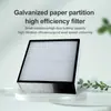Filtro HEPA de alta eficiencia con marco galvanizado, malla filtrante de alta eficiencia plisada para talleres sin polvo y salas limpias, eliminación de polvo del aire