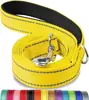Guia de cachorro para cães grandes, anti-choque, refletiva, trançada, direto do fabricante, guia de passeio para cães no atacado, corda de treinamento, cinto de tração