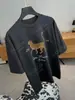 [Producto Destacado] Yuran 26 Nueva Colección Primavera/Verano: Camisa Oversize de Manga Corta con Estampado de Leopardo, Lavada con Enzimas, de Lino y Algodón, Amigable con la Piel