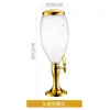 Dispensador de Cerveza de Doble Cabezal 3L, Máquina de Cerveza Comercial con Iluminación, Torre de Cerveza para Bares y KTVs, Dispensador de Bebidas de 5L