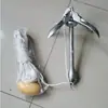 Âncora de guarda-chuva dobrável tipo 6/8/10/12/15kg âncora de navio galvanizada a quente âncora de aço carbono corda de âncora boia