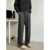 Pantalones Casuales Hombre 2026 Otoño Invierno Nuevo Estilo Japonés Moda Perezoso Holgado Adelgazante Versátil Pierna Recta Pantalones Ropa de Hombre