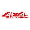 Adecuado para calcomanías de coche 4X4 para jeep todoterreno tracción en las cuatro ruedas creativo 4X4 oFF ROAD calcomanías reflectantes para la carrocería