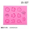 Variedade DIY de flor de rosa Margarida açúcar silicone líquido silicone molde cerâmica macia molde de plástico manual molde de bolo