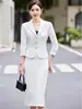 Chaqueta de Traje Corta para Mujer Otoño 2024 Nuevo Vestido de Anfitriona Traje Profesional para Viajar al Trabajo Overol