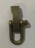Pulseira de paracord, pulseira de sobrevivência, fivela de metal, fivela de ferradura em liga de zinco galvanizado, fivelas em forma de U e O, acessórios de joias para atacado