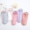 Meias curtas brancas cor sólida clássica versátil outono cano curto meias masculinas e femininas atacado de meias Zhuji meias soquete masculinas da moda femininas