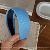 Faixa de Cabeça Larga com Bolinhas Pretas e Brancas, Faixa de Cabeça com Topo Alto Que Faz o Rosto Parecer Menor, Acessório de Cabelo Versátil para Meninas, Faixa de Cabelo Antiderrapante para Lavar o Rosto