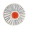 Posavasos Absorbente Redondo Estilo Japonés, Posavasos Duro de Tierra de Diatomeas Aislante de Calor, Salvamanteles de Escritorio, Posavasos Anti-quemaduras para Mesa de Comedor, Posavasos para Taza de Té de Oficina