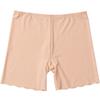 Pantalones Cortos de Seguridad Verano Borde Fruncido Seda de Hielo Ultra Delgados Sin Costuras Ropa Interior de Seguridad Pantalones Cortos Anti-Exposición para Mujer Venta al por Mayor