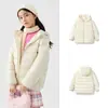 Jaqueta de Penas Infantil Balabala Outono e Inverno Roupa Meninos Meninas Casaco Bebê Combinando Pai-Filho Roupa Infantil Quente Tendência