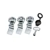 Aleación de Zinc MS705 Cerradura Giratoria Cerradura Triangular Cerradura de Cabeza Plana Cerradura de Caja de Distribución Cilindro de Cerradura Armario de Control Bolt Cerradura Cilíndrica