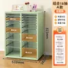 Gabinete de Almacenamiento para Uñas Archivero A4 Caja de Almacenamiento para Esmalte de Uñas y Gel Divisor de Cinta Cosméticos con Base Plana Muestras de Belleza Maquillaje Horneado
