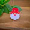 Nuevo árbol de Navidad con colgante de campana bolsa colgante llavero decoración navideña regalo para niños
