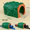 Accesorios de Escena de Pista Cueva Cruce Ferroviario Estación Bloqueo de Carretera Juguete para Niños Modelo de Tren Eléctrico Niño