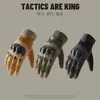 Guantes Tácticos Soft Shell Deportes al Aire Libre Ciclismo Almohadillas Protectoras en la Palma Combate Antideslizantes Resistentes al Desgaste Entrenamiento Táctico Guantes de Lucha
