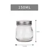 Botella de vidrio para miel tallada Botella para mermelada frasco sellado Frasco para salsa de chile Frasco transparente sellado para almacenamiento de té perfumado