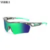 Gafas de Ciclismo para Exteriores, Gafas de Sol para Correr y Montañismo, Gafas con Lente Integrada Polarizada, Gafas de Sol con Protección Ocular Anti-UV