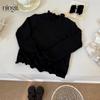 Ropa para Niños Ningli Ropa para Niñas Primavera y Otoño Nuevo Camiseta Básica de Cuello Alto Medio para Niños Estilo Otoño Camiseta de Manga Larga Tops para Bebé