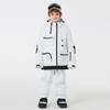 Traje de esquí para niños, traje de invierno para niños y niñas, impermeable, cálido y grueso, para snowboard, traje de esquí doble para niños
